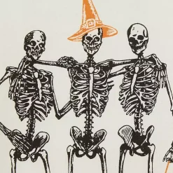 Kirklands Home Skeletons Printed Assorted Dishtowels, Set of 3 New