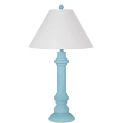 Kirklands Home Sky Blue Coastal Ariel Table Lamps, Set of 2 New
