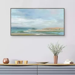 Kirklands Home Sky From The Bay Framed Canvas Art Print Multi Hot