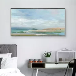 Kirklands Home Sky From The Bay Framed Canvas Art Print Multi Hot