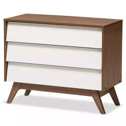 Kirklands Home Slant Midcentury Two-Tone Chest Clearance