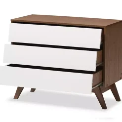 Kirklands Home Slant Midcentury Two-Tone Chest Clearance