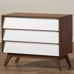 Kirklands Home Slant Midcentury Two-Tone Chest Clearance