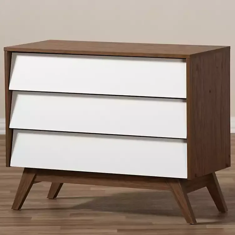 Kirklands Home Slant Midcentury Two-Tone Chest Clearance