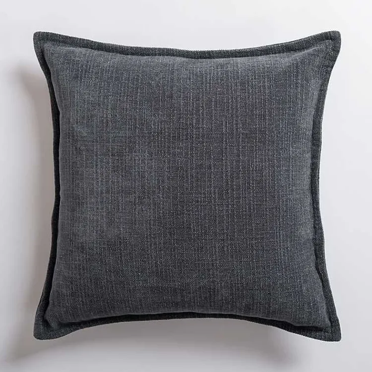 Pillows>Kirklands Home Slate Desert Chenille Pillow Gray