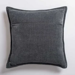 Pillows>Kirklands Home Slate Desert Chenille Pillow Gray