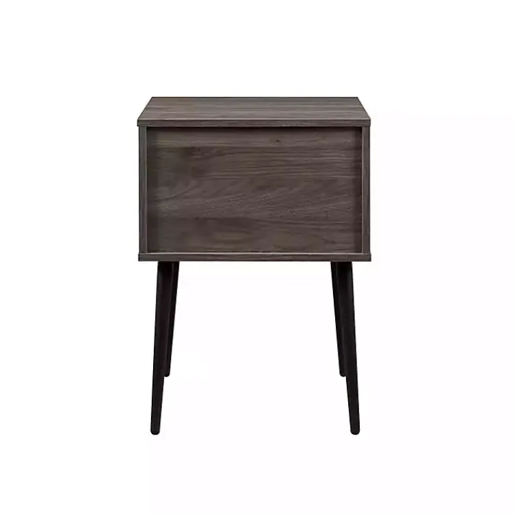 Kirklands Home Slate Open Storage Accent Table Gray Sale