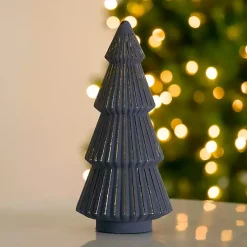 Christmas Decorations>Kirklands Home Slate Mercury Glass Christmas Tree Gray