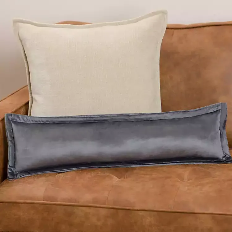 Pillows>Kirklands Home Slate Merry Christmas Lumbar Pillow