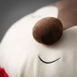 Christmas Pillows>Kirklands Home Sleepy Reindeer Plush Christmas Pillow Brown