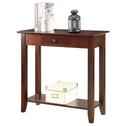 Kirklands Home Slim Single Drawer Console Table Brown Hot