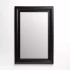 Kirklands Home Sloan Black Grooved Wall Mirror Outlet