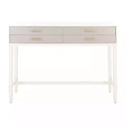 Kirklands Home Sloane Four-Drawer Console Table White Sale