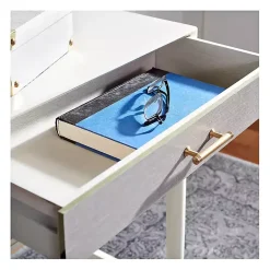 Kirklands Home Sloane Four-Drawer Console Table White Sale