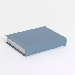 Baskets & Boxes>Kirklands Home Small Light Linen Book Box Blue