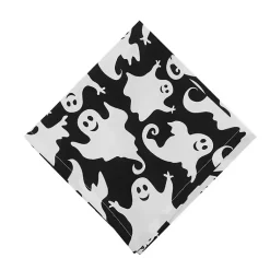 Halloween>Kirklands Home Smiling Ghost Halloween Napkins, Set of 6