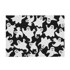 Halloween>Kirklands Home Smiling Ghost Halloween Placemats, Set of 6