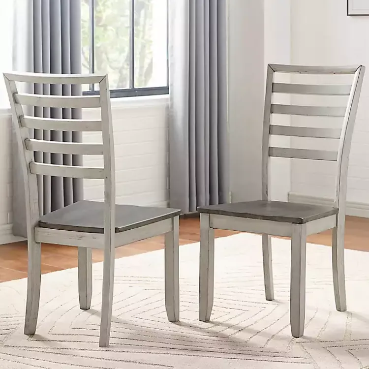 Kirklands Home Smoked Honey and Alabaster Dining Chairs, Set of 2 Best