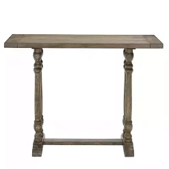 Kirklands Home Smokey Oak Wood Chandler Counter Height Table Online