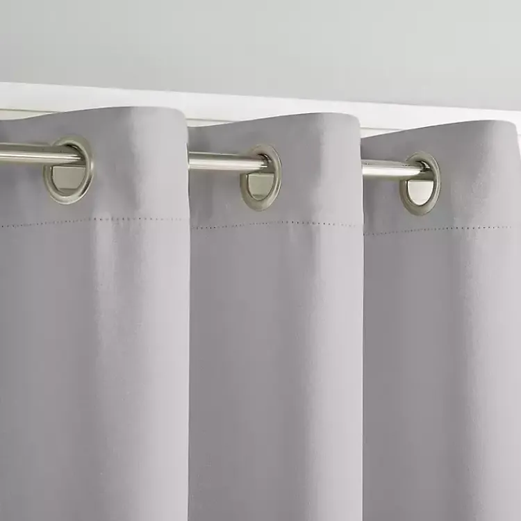 Kirklands Home Smoky Blackout Curtain Panel Set, 108 in. Gray Hot