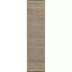 Kirklands Home Smoky Ornamental Patterned Floor Runner, 2x8 Clearance