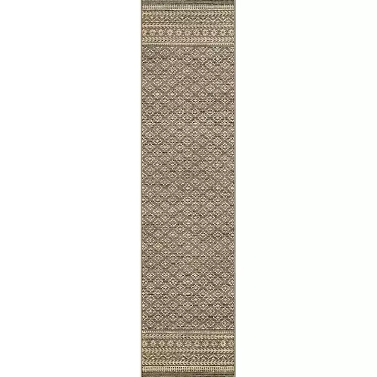 Kirklands Home Smoky Ornamental Patterned Floor Runner, 2x8 Clearance