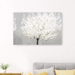 Kirklands Home Snow Kissed Blossoms Giclee Canvas Art Print Online