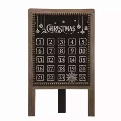 Christmas Decorations>Kirklands Home Snowflake Chalkboard Easel Christmas Countdown