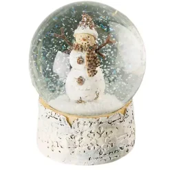 Christmas Decorations>Kirklands Home Snowman Christmas Snow Globe