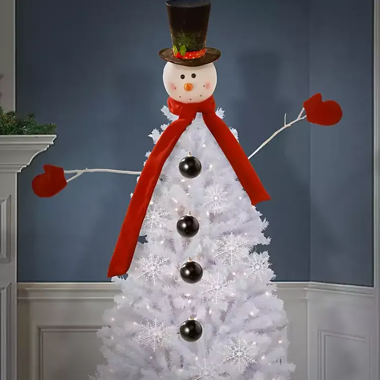 Christmas Tree Decorations>Kirklands Home Snowman Head and Arms 21-pc. Christmas Tree Kit