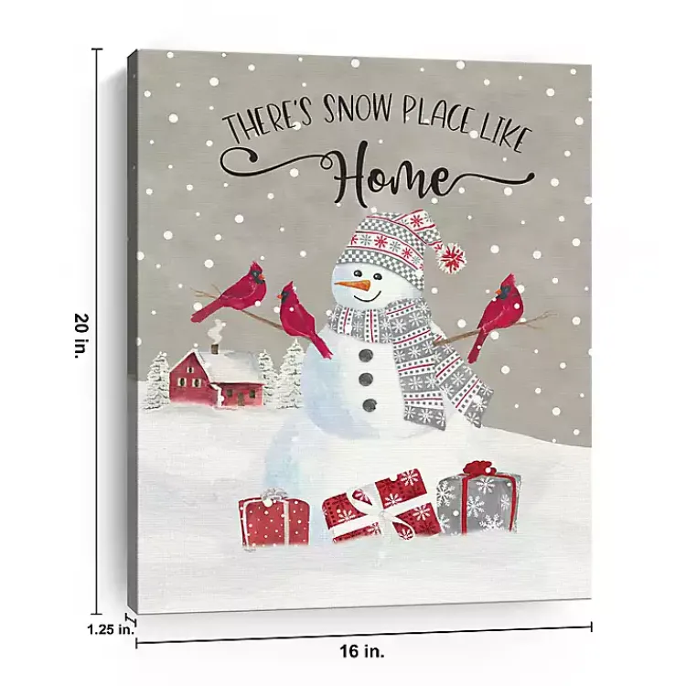 Christmas Art & Wall Decor>Kirklands Home Snowman Home Christmas Wall Plaque Gray