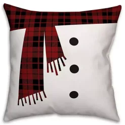 Pillows>Kirklands Home Snowman Scarf and Buttons Pillow