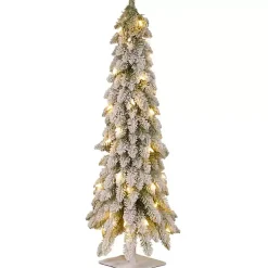 Christmas Trees>Kirklands Home Snowy Downswept Pre-Lit Alpline Tree, 48 in.