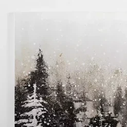 Christmas Art & Wall Decor>Kirklands Home Snowy Forest Canvas Art Print
