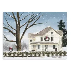 Christmas Art & Wall Decor>Kirklands Home Snowy Grandma's House Canvas Art Print, 40x30 in.