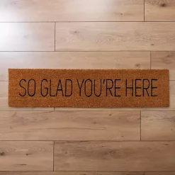 Kirklands Home So Glad You're Here Coir Doormat Outlet