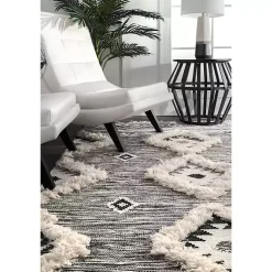 Kirklands Home Sofia Moroccan Fringe Area Rug, 8x10 Gray Best