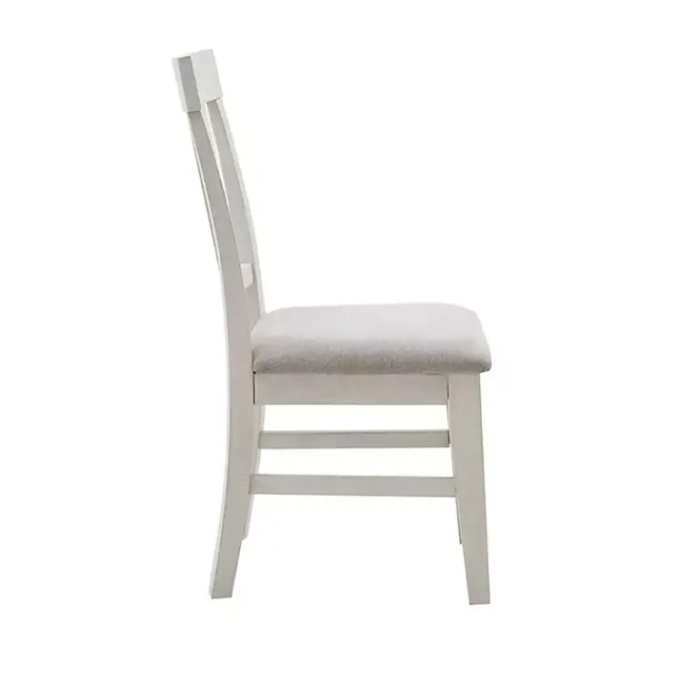 Kirklands Home Sofia High Back Dining Chairs, Set of 2 White