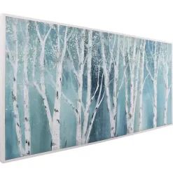 Kirklands Home Soft Birch on Framed Canvas Art Print by Nan Blue Clearance