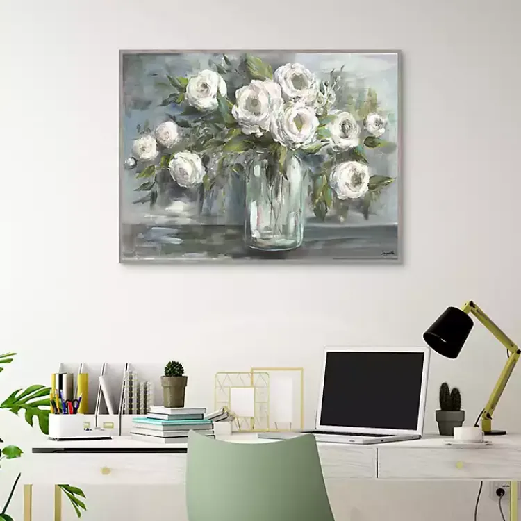 Kirklands Home Soft Blooms Still Life Framed Wall Art Discount