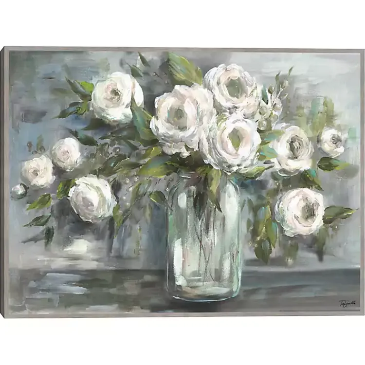 Kirklands Home Soft Blooms Still Life Framed Wall Art Discount