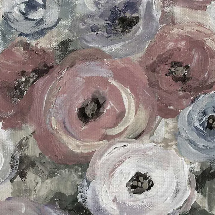 Kirklands Home Soft Bottles and Blooms Canvas Art Print Outlet