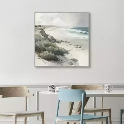 Kirklands Home Soft Coastal II Framed Canvas Art Print Clearance