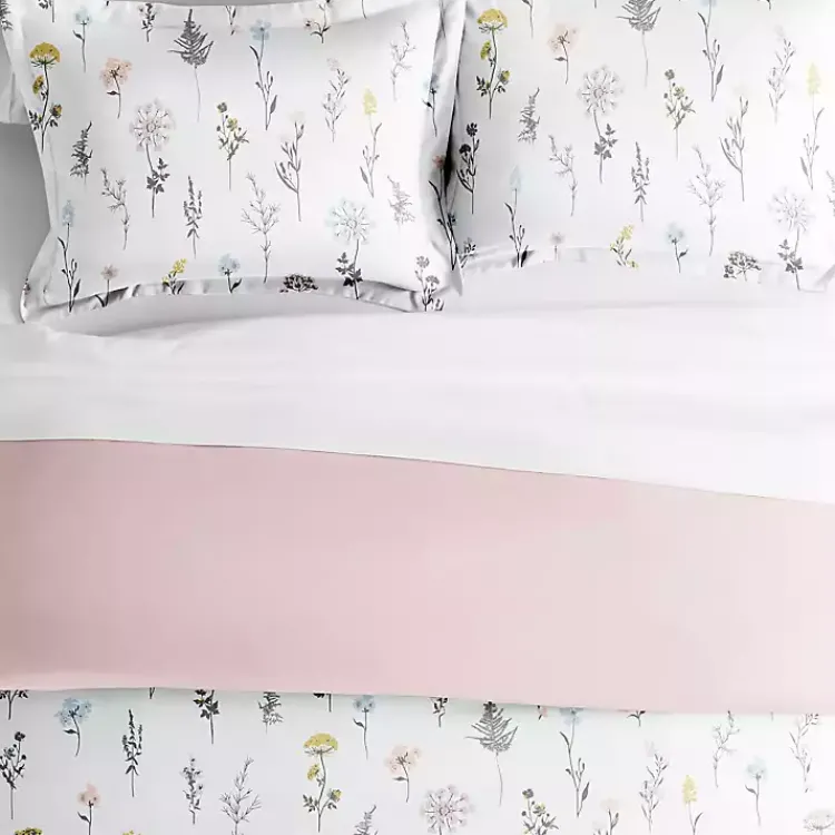 Kirklands Home Soft Floral Reversible 3-pc. Queen Duvet Cover Set Best