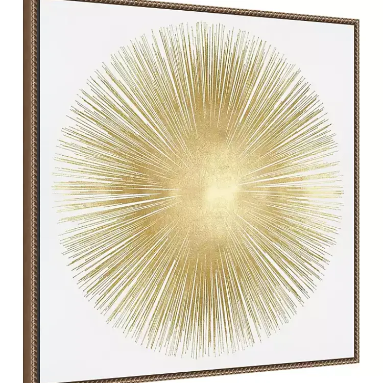 Kirklands Home Soft Gold Sunburst I Canvas Art Print Best