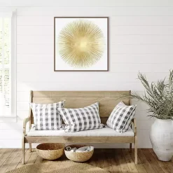 Kirklands Home Soft Gold Sunburst I Canvas Art Print Best