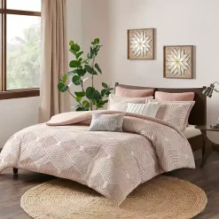 Kirklands Home Soft Pink Tufted Full/Queen 3-pc. Comforter Set