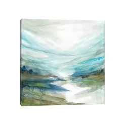 Kirklands Home Soft River Reflection Canvas Art Print Multi Clearance