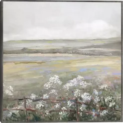 Kirklands Home Soft Summer Meadow II Framed Canvas Art Print Gray Online
