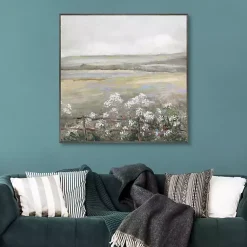 Kirklands Home Soft Summer Meadow II Framed Canvas Art Print Gray Online